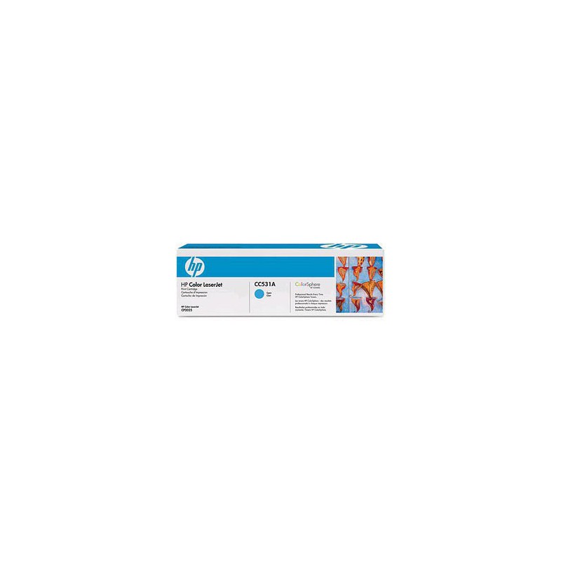 TONER HP ORIG. CC531A CIAN Nº304