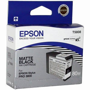 INK JET EPSON ORIGINAL C13T580800 NEGRO MATE