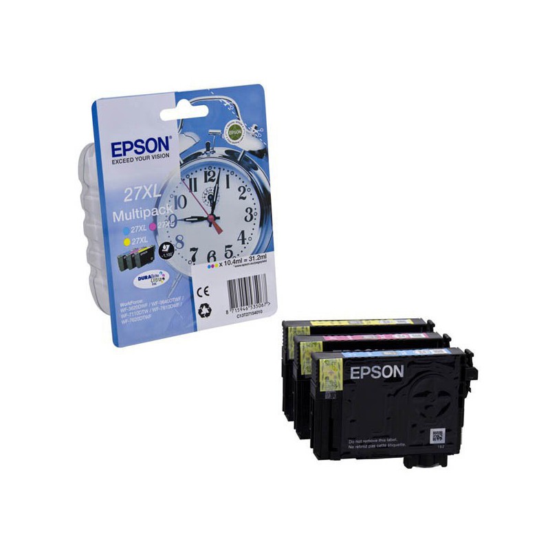 INK JET EPSON ORIGINAL C13T2715 COLOR 27XL