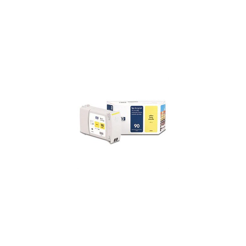 INK JET HP ORIG. C5065A Nº90 AMARILLO (400ML)