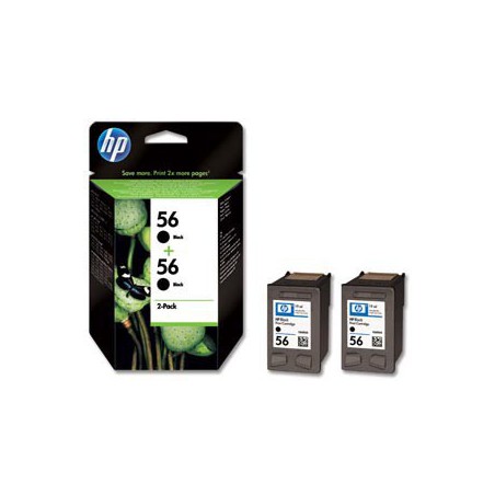 INK JET HP ORIG. C9502A 56A DOBLE