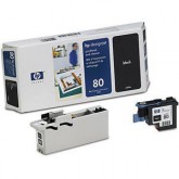 INK JET HP ORIG. C4820A Nº80 KIT NEGRO