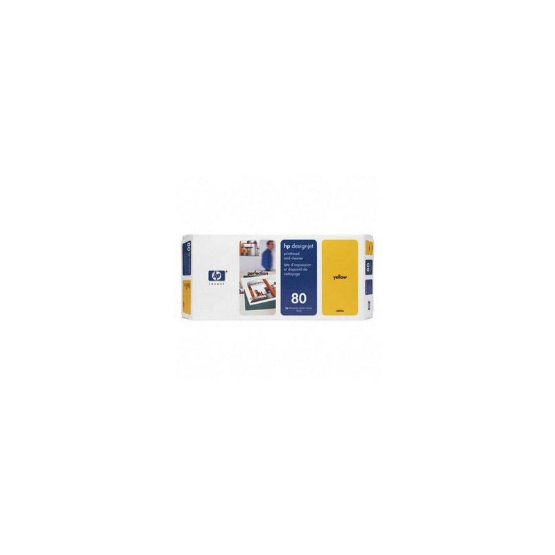 INK JET HP ORIG. C4823A Nº80 KIT AMAR