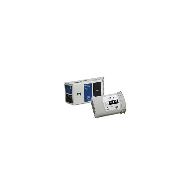 INK JET HP ORIG. C4871A HP1050C Nº80NEG 350ML