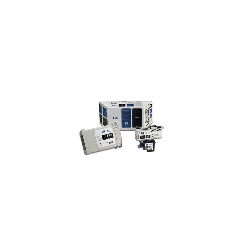 INK JET HP ORIG. C4890A  Nº80 NEGRO