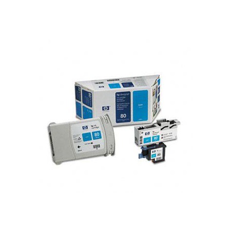 INK JET HP ORIG. C4891A  Nº80 CYAN