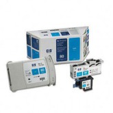 INK JET HP ORIG. C4891A  Nº80 CYAN