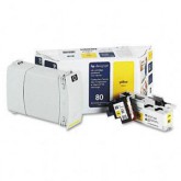 INK JET HP ORIG. C4893A  Nº80 KIT AMARILLO