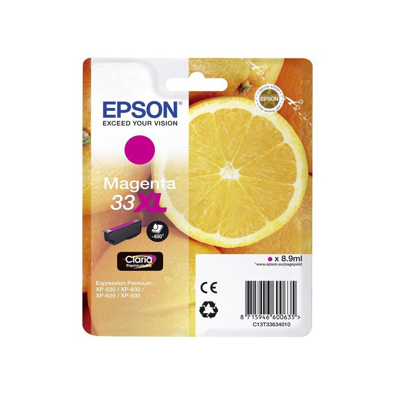 INK JET EPSON ORIG. C13T3363 MAGENTA  33XL 