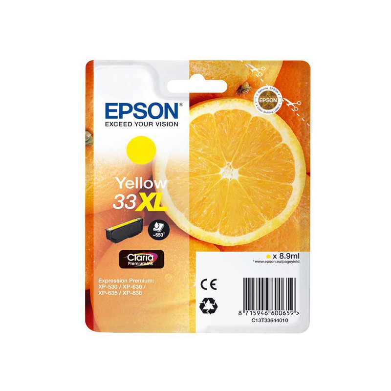 INK JET EPSON ORIG. C13T3364 AMARILLA  33XL