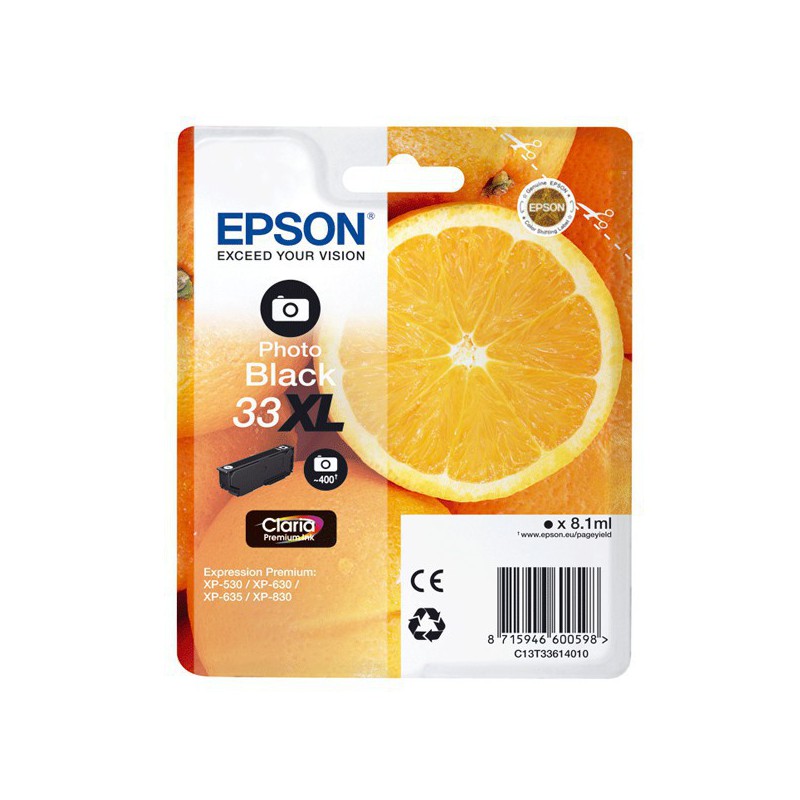 INK JET EPSON ORIG. C13T3361 NEGRO FOTO 33XL