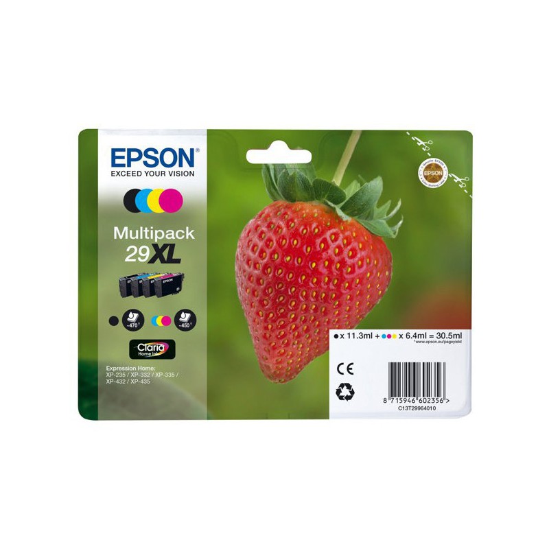 INK JET EPSON ORIG. C13T2996  MULTIPACK 4 COLORES 29XL