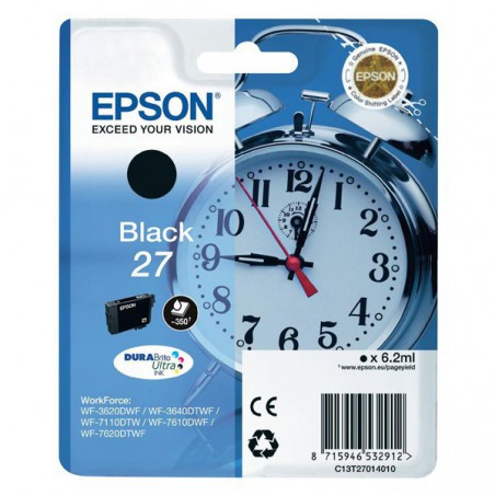 INK JET EPSON ORIG.C13T2701 NEGRO WF3620 Nº 27 