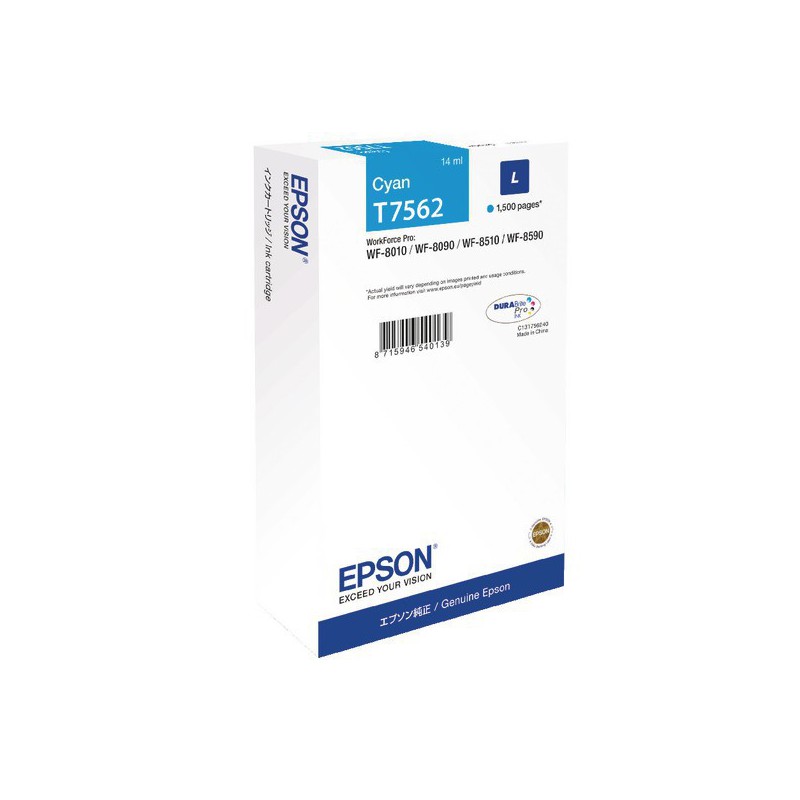INK JET EPSON ORIG.C13T756240 CYAN 1500PAG