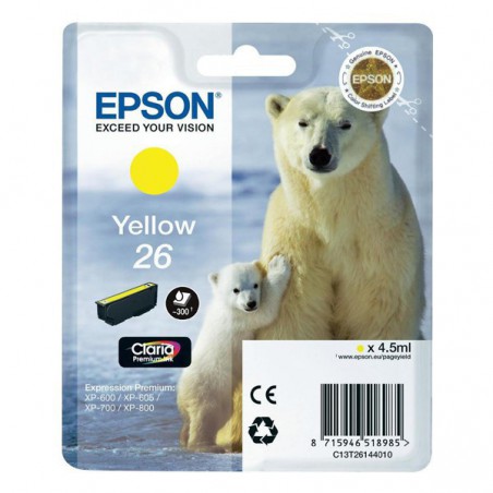 INK JET EPSON ORIG.C13T26144010 AMARILLO  