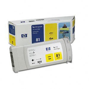 INK JET HP ORIG. C4933A  Nº81 AMARILLO