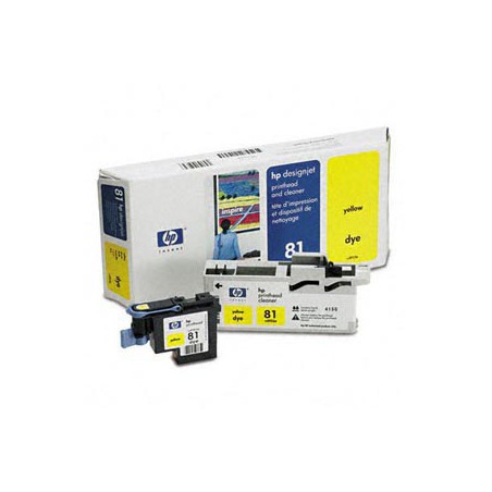 INK JET HP ORIG. C4953A  Nº81 KIT AMARILLO