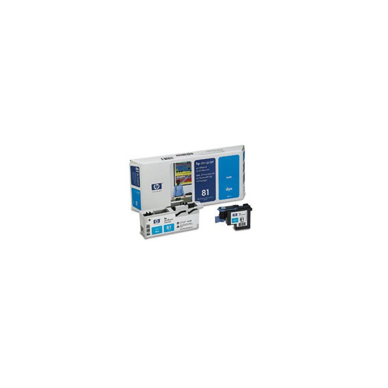 INK JET HP ORIG. C4951A  Nº81 KIT CYAN