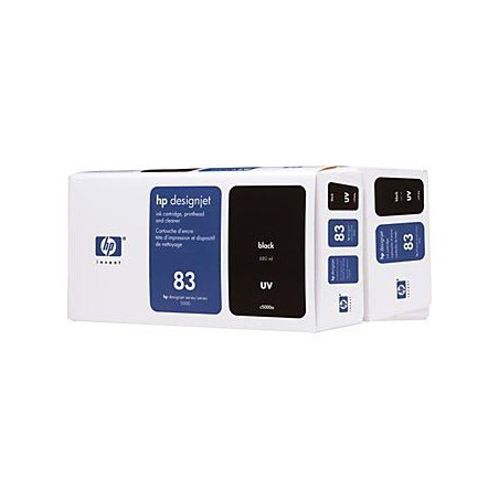 INK JET HP ORIG. C5000A  Nº83  KIT NEGRO
