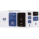 INK JET HP ORIG. C5000A  Nº83  KIT NEGRO