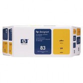 INK JET HP ORIG. C5003A  Nº83 KIT AMARILLO