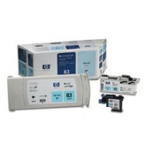 INK JET HP ORIG. C5004A  Nº83  CYAN CLARO