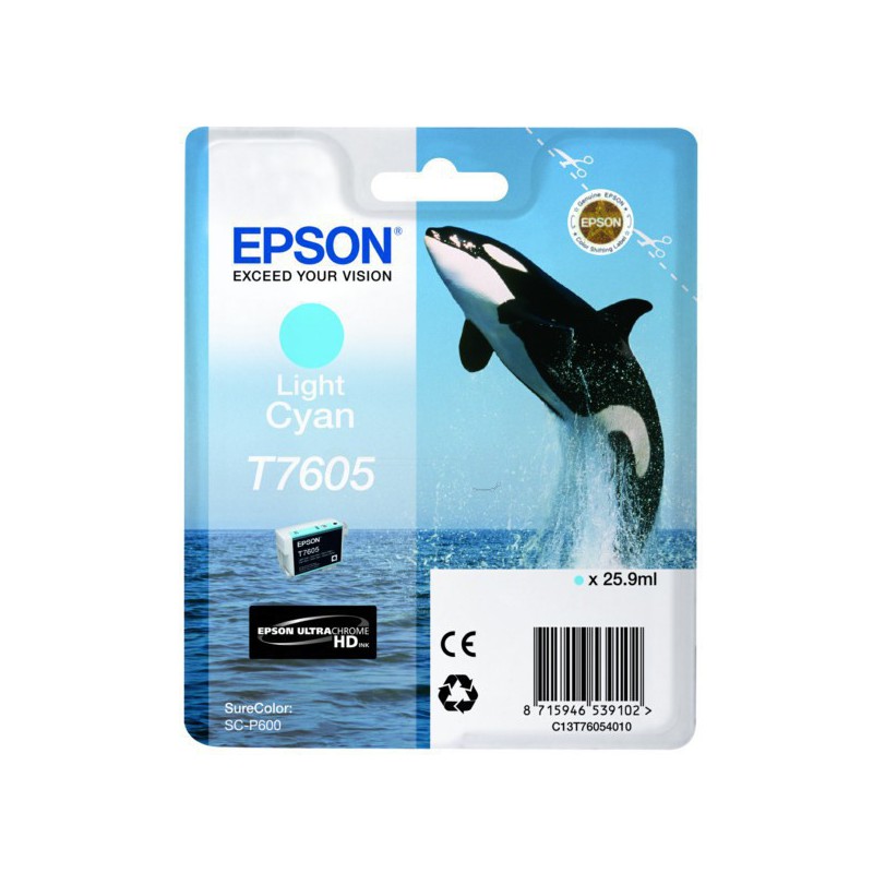 INK JET EPSON ORIG.C13T76054010 CYAN CLARO