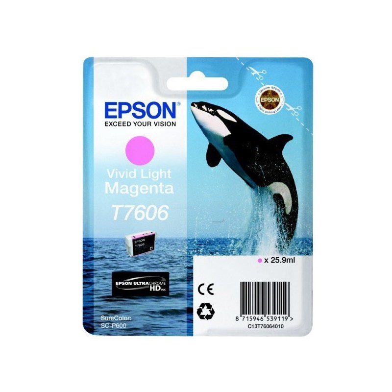 INK JET EPSON ORIG.C13T76064010 MAGENTA CLARO