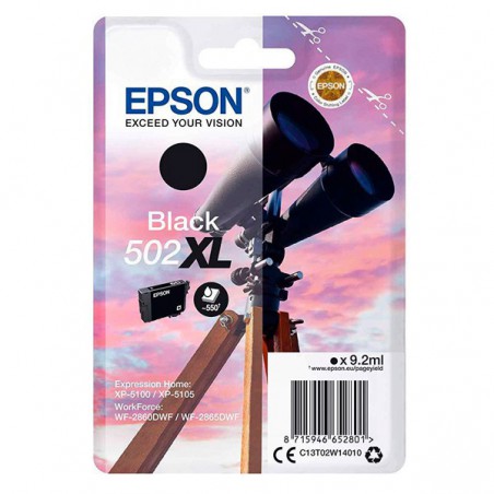 INK JET EPSON ORIG.C13T02W14010 Nº502XL NEGRO 