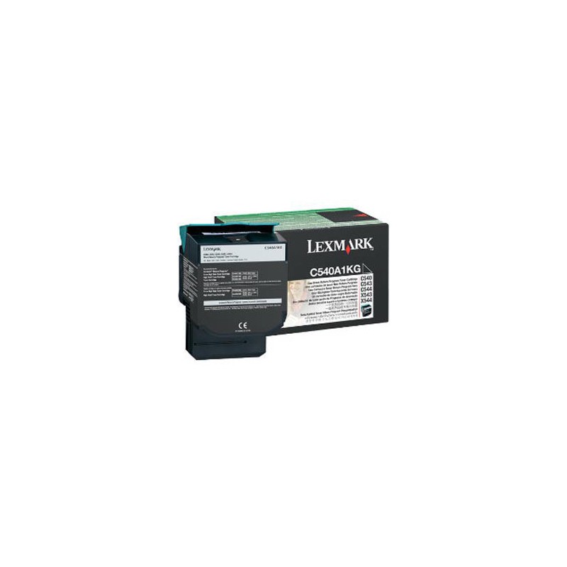 TONER LEXMARK ORIG.OC540A1KG NEGRO RETORNABLE