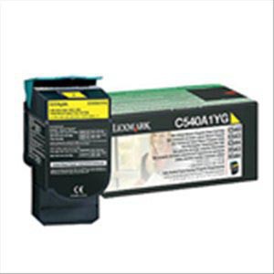 TONER LEXMARK ORIG.OC540A1YG AMARILLO RETORNA