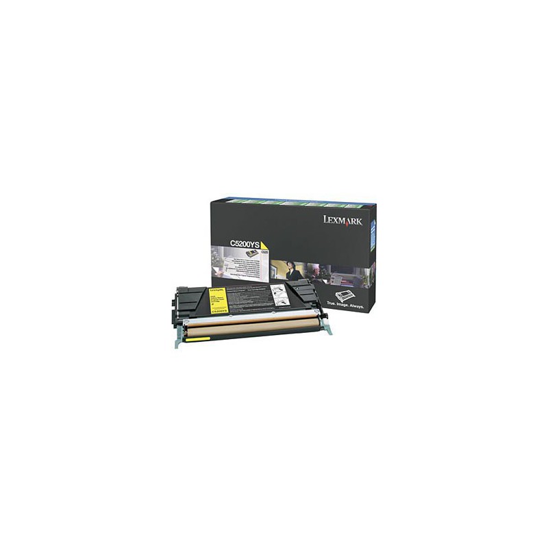 TONER LEXMARK ORIG. C5200YS AMARILLO 1500 PAG