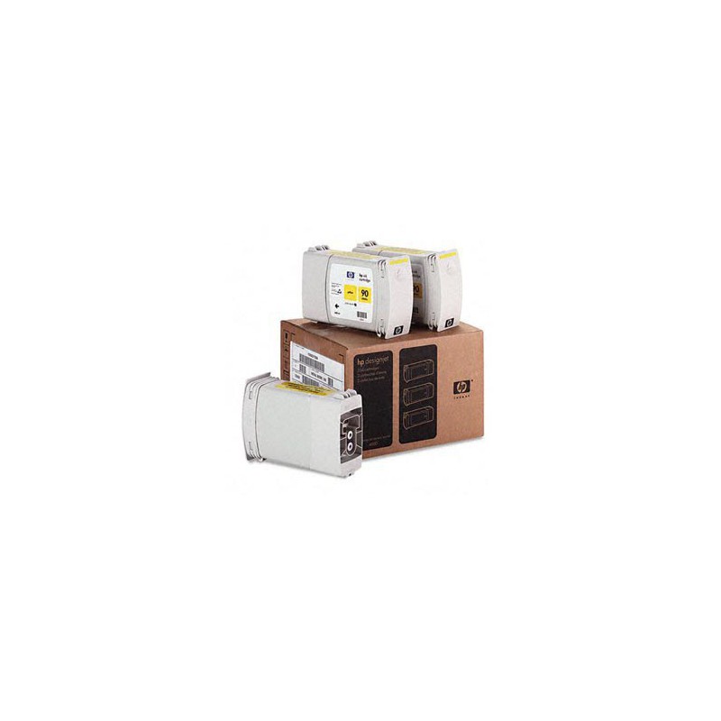 INK JET HP ORIG. C5085A Nº90 AMARILLO