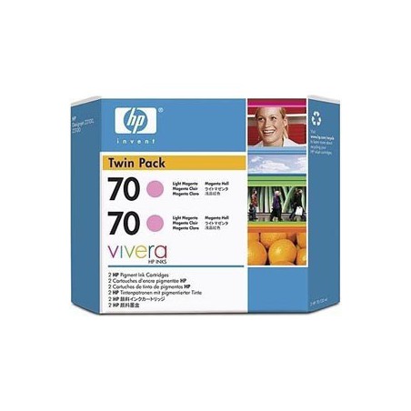 INK JET HP ORIG. CB346 Nº 70 MAGENTA CLARO