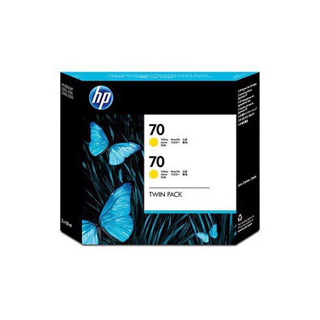 INK JET HP ORIG. CB345A Nº 70 AMARILLO