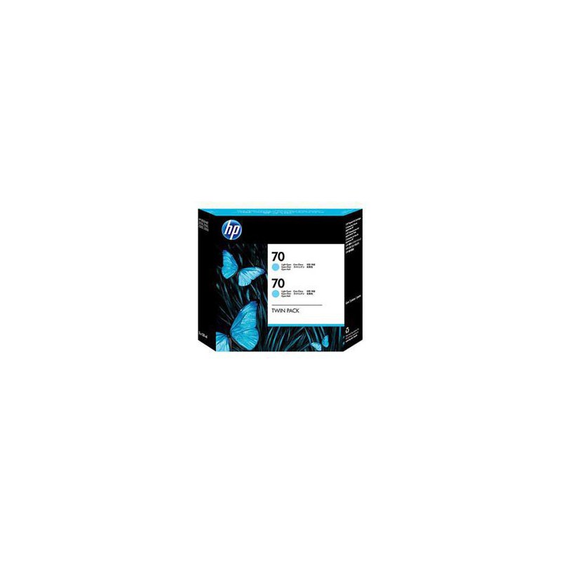 INK JET HP ORIG. CB351A Nº 70 CYAN CLARO