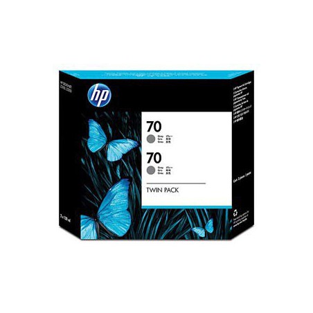INK JET HP ORIG. CB341A Nº 70 GRIS