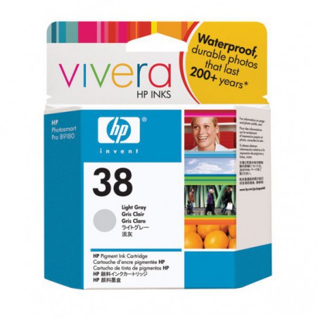 INK JET HP ORIG. C9414A GRIS CLARO Nº38