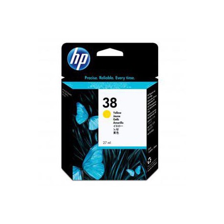 INK JET HP ORIG. C9417A AMARILLO Nº38