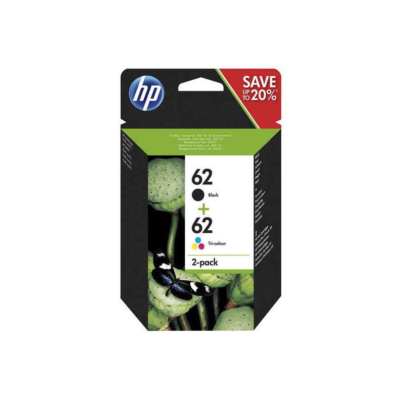 INK JET HP ORIG.N9J71AE MULTIPACK Nº62 