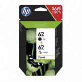 INK JET HP ORIG.N9J71AE MULTIPACK Nº62 