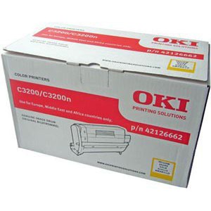 DRUM OKI ORIG. C3200 AMARILLO