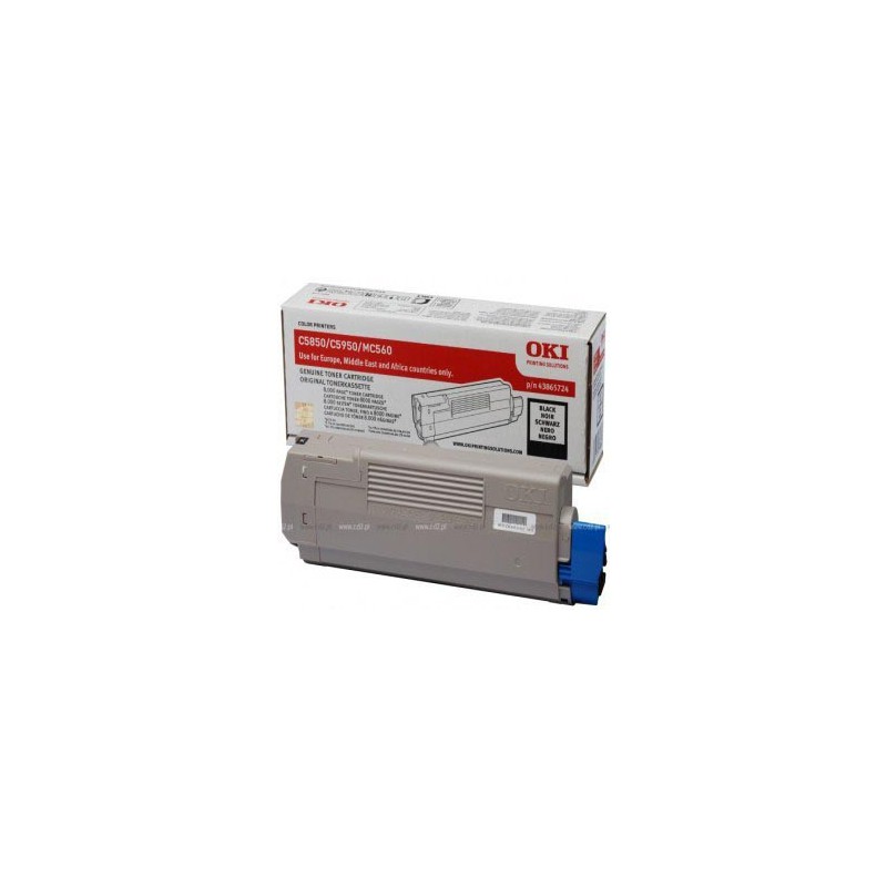 TONER OKI ORIG. C5850/5950 NEGRO   8000 PAG