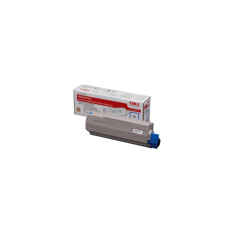 TONER OKI ORIG. C5850/5950 CYAN  6000 PAG