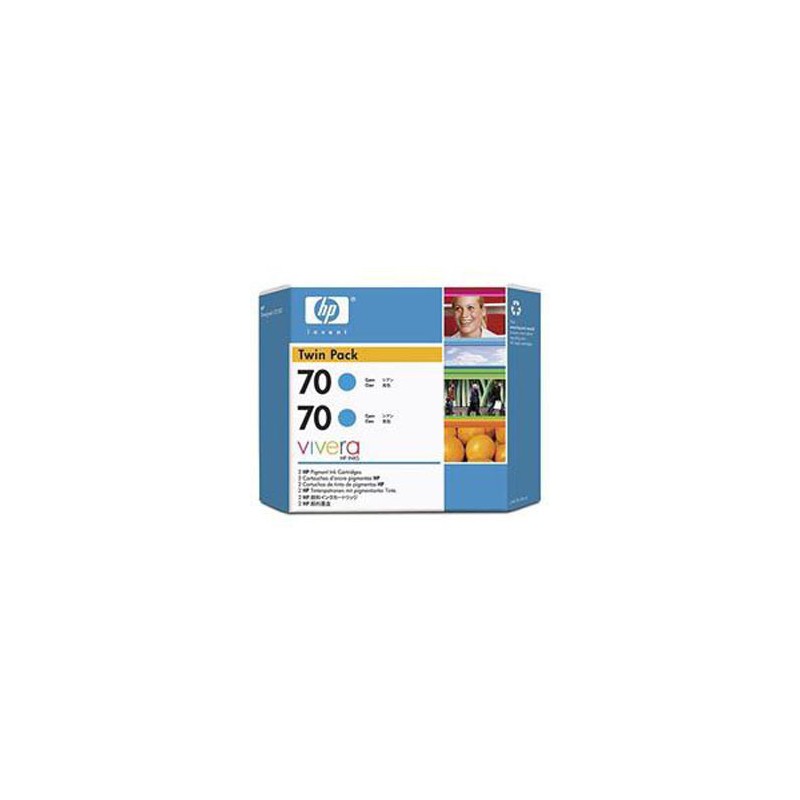INK JET HP ORIG. CB343A Nº 70 CYAN