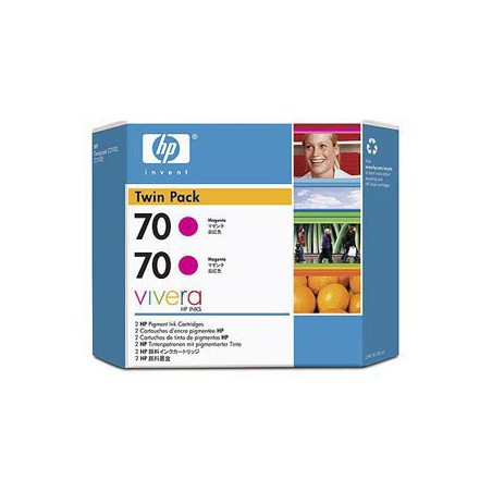 INK JET HP ORIG. CB344A Nº 70 MAGENTA