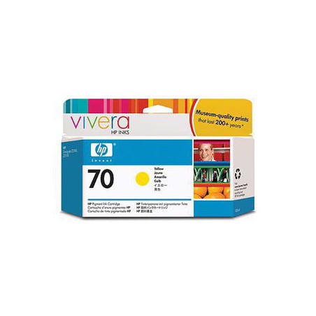 INK JET HP ORIG. C9454A AMARILLO Nº70 130ML