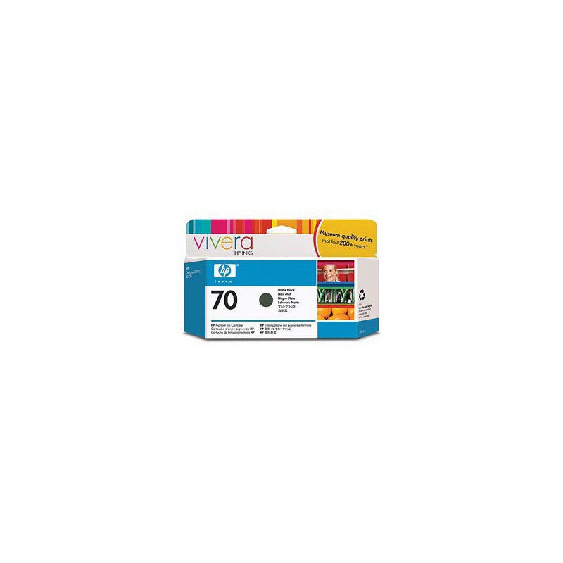 INK JET HP ORIG.Nº70 C9448A NEGRO MATE 130ML