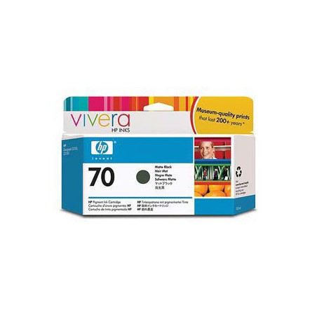 INK JET HP ORIG.Nº70 C9448A NEGRO MATE 130ML