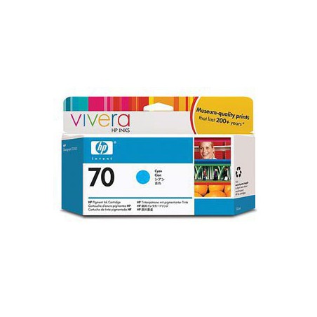 INK JET HP ORIG. C9452A  CYAN Nº70  130ML 